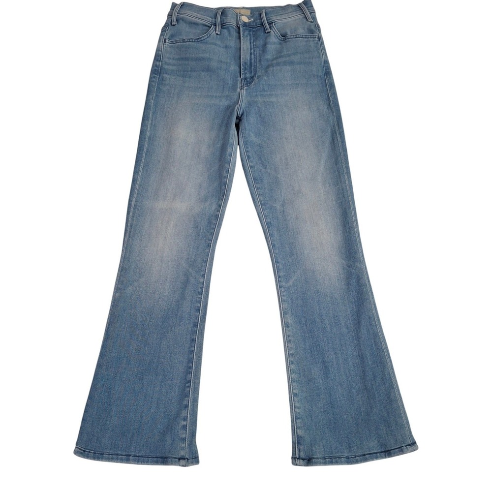 Mother The Hustler Ankle Jeans Women's Size 25 Power Trip Blue Wash Flare
